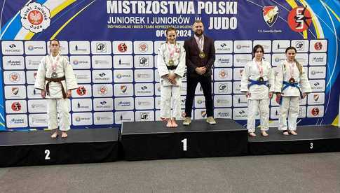 Kolejny sukces Klaudii Borowiec. Młoda judoczka zdobyła medal na Mistrzostwach Polski