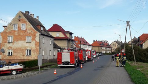 Interwencja służb ratunkowych w Kamieńcu Ząbkowickim 
