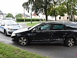 Zderzenie hondy z volkswagenem