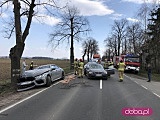 Wypadek na drodze Dzierżoniów - Świdnica