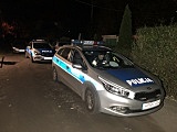 Policja na ulicy Grota Roweckiego 