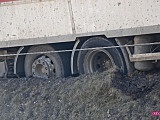Ciężarówka wypadła z drogi Łagiewniki - Dzierżoniów