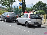 Kolizja na ul. Wrocławskiej w Dzierżoniowie