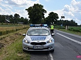 Zderzenie forda i motocykla na drodze Dzierżoniów - Świdnica