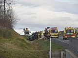 Śmiertelny wypadek na drodze Dzierżoniów - Łagiewniki