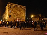 Manifestacja w obronie Jana Pawła II w Dzierżoniowie