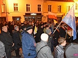 Manifestacja w obronie Jana Pawła II w Dzierżoniowie