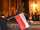 Manifestacja w obronie Jana Pawła II w Dzierżoniowie