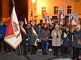 Manifestacja w obronie Jana Pawła II w Dzierżoniowie