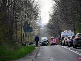 Zderzenie trzech pojazdów na drodze Świdnica - Dzierżoniów