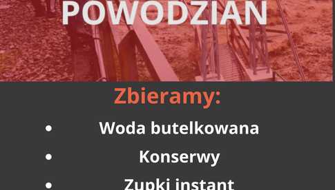 Zbiórka darów dla powodzian w Gminie Łagiewniki