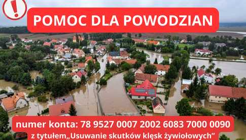 Konto do wpłat na pomoc dla powodzian