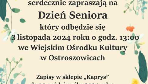 Dzień Seniora w Ostroszowicach