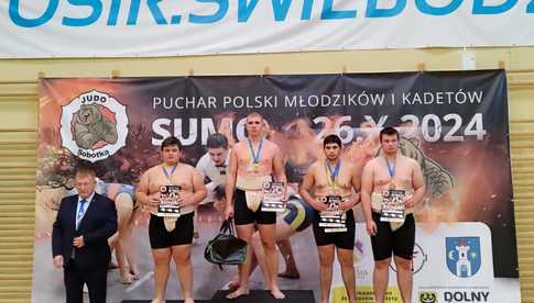 Grad medali zawodników Juniora Dzierżoniów Pucharze Polski w sumo 