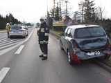 Zderzenie hyundaia i suzuki na drodze Dzierżoniów - Bielawa