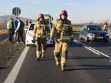 Wypadek na drodze Dzierżoniów - Łagiewniki