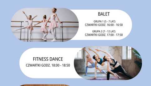 Balet, Fitness Dance, Pilates - zapisy w Pieszycach