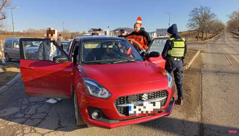 Zderzenie audi i suzuki w Piławie Górnej