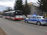 Zderzenie autobusu i toyoty w Dzierżoniowie