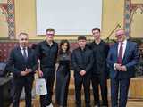 Koncert jazzowy w 1 Liceum Ogólnokształcącym