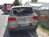 Zderzenie trzech pojazdów w Piławie Dolnej