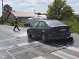 Zderzenie trzech pojazdów w Piławie Dolnej