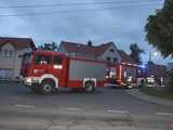 Pożar bmw w Pieszycach