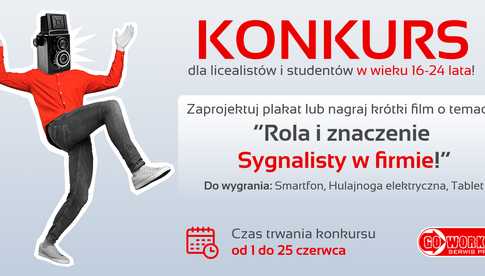 Konkurs GoWork.pl „Sygnalista – ważna rola” 