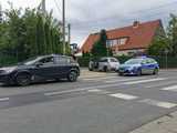Zderzenie chryslera z oplem w Dzierżoniowie