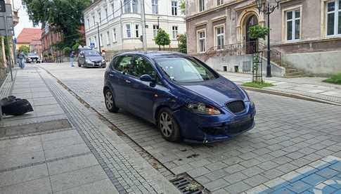 Kolizja na Pocztowej w Dzierżoniowie