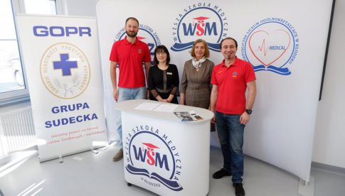 Umowa współpracy między Grupą Sudecką GOPR i Wyższą Szkołą Medyczną w Kłodzku podpisana 