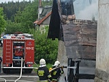 Pożar budynku w Złotnie