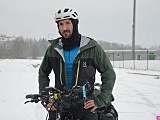 Kłodzko znalazło się na trasie zimowej wyprawy rowerowej dookoła Polski, której podjął się Paweł Małaszko