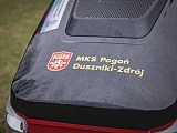 Władze Dusznik-Zdroju przekazały sprzęt zakupiony dla MKS ZEM Pogoń Duszniki-Zdrój w ramach Budżetu Obywatelskiego 2021.