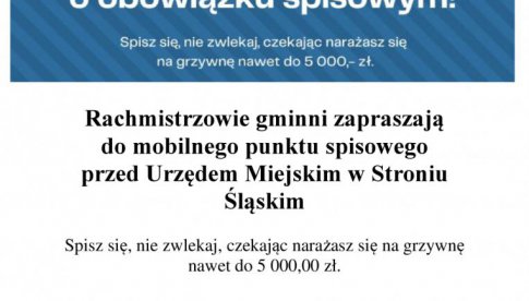 Informacje o spisie powszechnym w gminie Stronie Śląskie