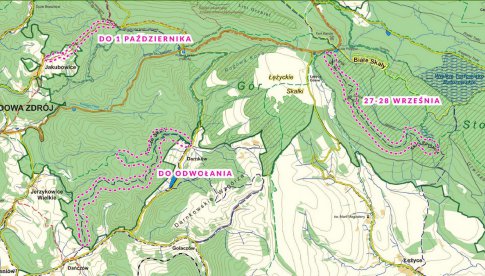 Park Narodowy Gór Stołowych opublikował informacje zamkniętych szlaków na obszarze Parku Narodowego Gór Stołowych.