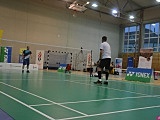 W Dusznikach-Zdroju trwa bicie rekordu Guinnessa w długości singlowego meczu badmintona