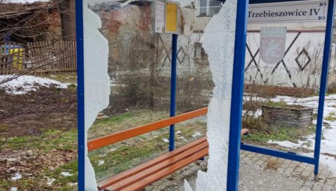 Zniszczono przystanki w Radochowie i Trzebieszowicach. Za wskazanie sprawcy czeka nagroda!