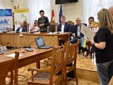W Bystrzycy Kłodzkiej zorganizowane zostało spotkanie przedsiębiorców, którego tematem były „Inwestycje. Zatrudnienie i pomoc osobom z Ukrainy.