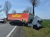 [FOTO] Wypadek na DK-8 w Kłodzku
