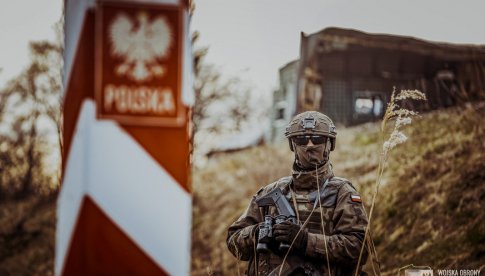 Polsko – białoruska granica chroniona przez żołnierzy 16 DBOT