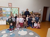 [FOTO] Dzielnicowa z wizytą u przedszkolaków w Bierkowicach
