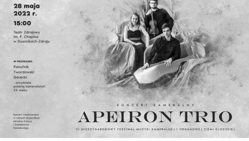 Koncert Apeiron Trio w Dusznikach-Zdroju 