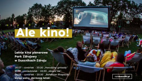 Letnie kino plenerowe zagości w Dusznikach-Zdroju. Sprawdź repertuar! 