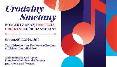 5 października, Duszniki-Zdrój: Koncert z okazji 200-lecia urodzin Bedricha Smetany 