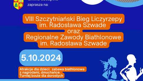 5 października, Szczytna: VIII Szczytniański Bieg Liczyrzepy i Regionalne Zawody Biathlonowe im. Radosława Szwade