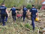 [FOTO] Komendant Główny Policji odwiedził tereny objęte powodzią