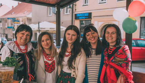 [FOTO] Mieszkańcy Bystrzycy Kłodzkiej świętowali wspólnie Dzień Europy