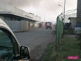 Pożar w Świdnicy na Fabrycznej