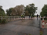 [FOTO] Nieprzejezdne drogi w gm. Marcinowice, zamknięty przejazd przez most